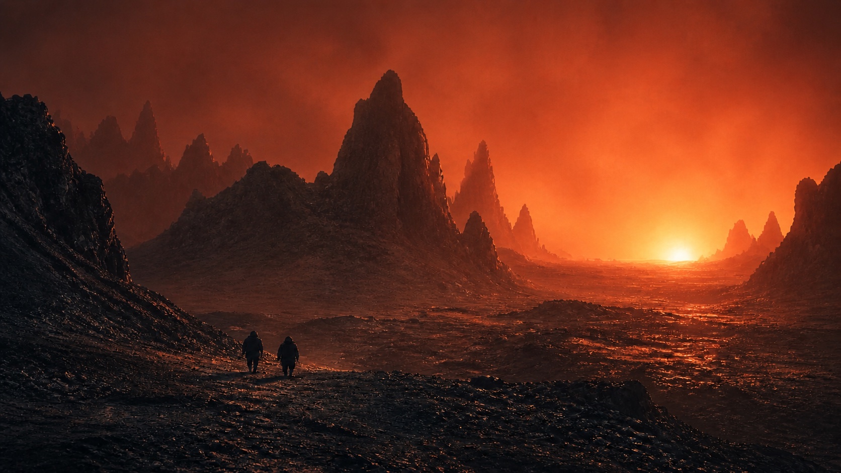 A cinematic landscape opening into a new creative world